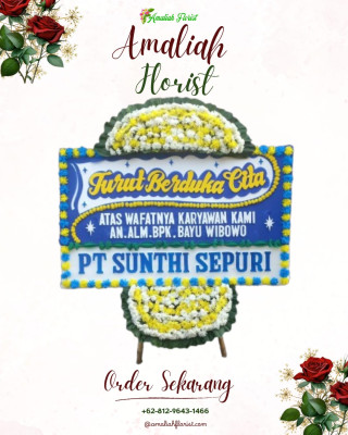 Papan Bunga Duka di Ingin Jaya