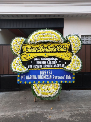 Papan Bunga Duka di Ingin Jaya