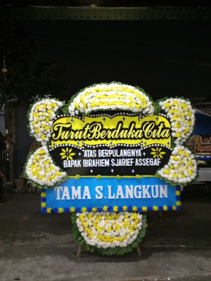 Papan Bunga Duka di Ingin Jaya
