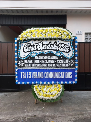 Papan Bunga Duka di Ingin Jaya